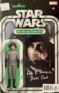 Star Wars Colin Skeaping Autogramm Star Destroyer Commander Comic ORIGINAL signed - Bild 1 von 2