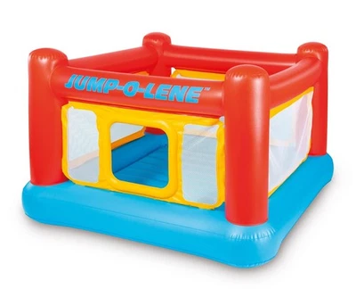JumpOLene Inflatable Bouncer Play House Ball Pit 68.5inchL X 68.5inchW X 44inchH - Image 1 of 3