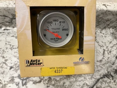 Auto Meter 4337 Ultra-Lite Electric Water Temp Temperature Gauge 2-1/16" - Image 1 of 4