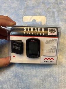 New! Cateye Strada Slim CC-RD300W Wireless Bike Computer Made In Japan - Picture 1 of 6