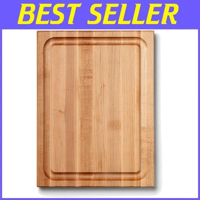 Maple Wood Cutting Board 20”x15” – Reversible Butcher Block - Image 1 of 4