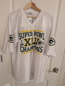 Camiseta deportiva para hombre Green Bay Packers 52 Play Clay Matthews Super Bowl XLV grande blanca - Imagen 1 de 4