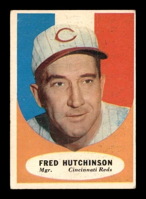 1961 Topps #135 Fred Hutchinson MG VG/VGEX X3487247 - Image 1 of 3
