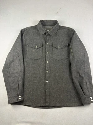 Camisa Chaqueta Smartwool Para Hombre Talla XL Gris Abotonada Chaqueta Gruesa Lana Merino Foto 1 de 4