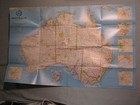 AUSTRALIA WALL MAP + AUSTRALIA UNDER SIEGE National Geographic July 2000