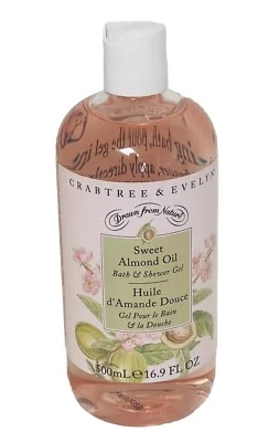 Crabtree & Evelyn SWEET ALMOND OIL Bath & Shower Gel 16.9 oz  - Image 1 of 4