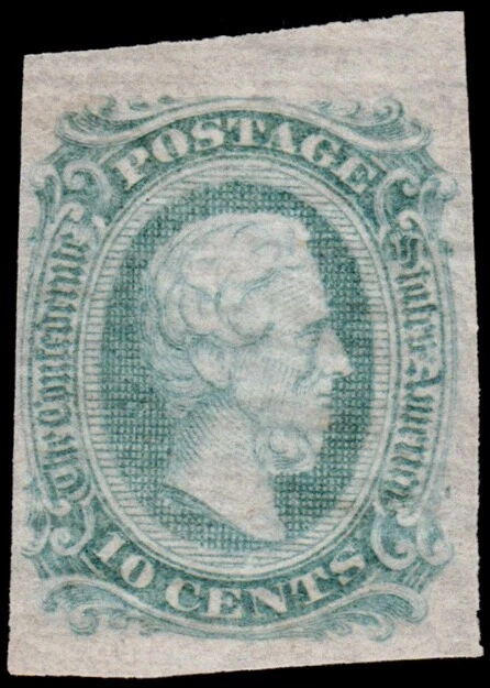 US Confederate States Scott 11d (1863-64) Mint H OG F-VF, CV $100.00 C - Image 1 of 1