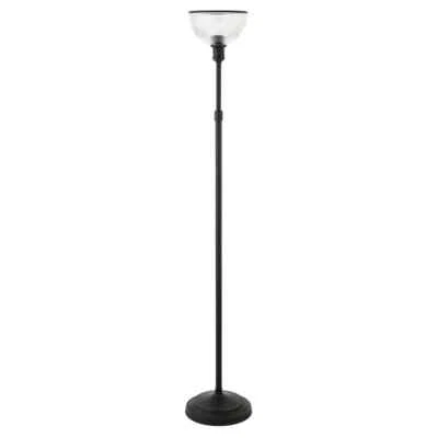 Meyer&Cross Francis 65 in. Blackened Bronze Torchiere Floor Lamp - Image 1 of 4