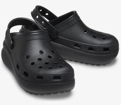 Nuevo Crocs Niñas Pequeños Clásicos Cutie Zueco Zapatos Negro Talla 2 Juniors ¡NUEVO CON ETIQUETAS! Foto 1 de 4