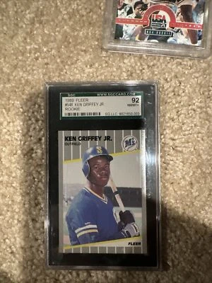Fleer 548 1989 Ken Griffey Jr. SGC 92 Foto 1 de 2