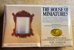 House of Miniatures Kit #42403 1:12 Chippendale Espejo Circa 1750 - Imagen 1 de 2