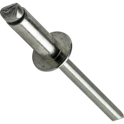 FASTENERE Stainless Steel Pop Rivets 1/8" x 1/2" Dome Head Blind 4-8 Quantity 100