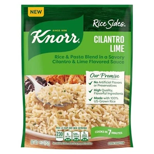 Knorr Reisseiten Koriander Limette Reis für eine leckere + schnelle Beilage, 5,5 Oz - Bild 1 von 5
