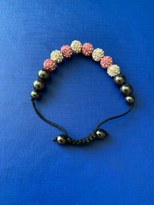 Children's Shamballa Bracelet Crystal Clay Disco Balls Beads Friendship Bracelet - Image 1 of 4