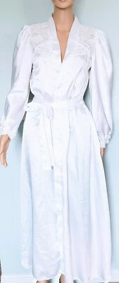 Christian Dior Womens Sz S White Long Nightown  Ls B4 - Image 1 of 4