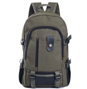 Neu Herren Canvas Rucksack Laptoprucksack Reise Wandern Vintage Schule Büchertasche - Bild 1 von 12