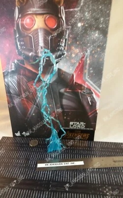 Figura de acción Hot Toys MMS539 Avengers Star-Lord 1/6 efecto de luz azul solamente Foto 1 de 4