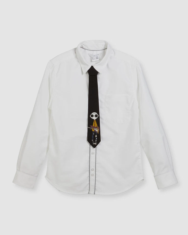 $150 Little Marc Jacobs Boy's White Button-Down Shirt Top Size 6 - Image 1 of 1
