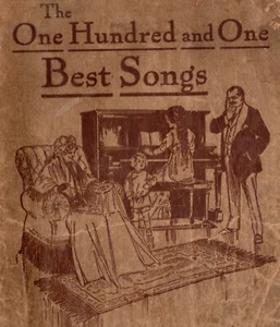 1915 The One Hundred and One Best Songs 15th Edition Cable Company Piano Booklet - Imagen 1 de 8