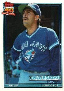 1991 Topps 40 Year of Baseball Card #26 Luis Sojo - Bild 1 von 2