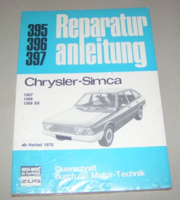 Originale Reparaturanleitung Chrysler Simca 1307 / 1308 / 1309 - ab Herbst 1978 - Image 1 of 2