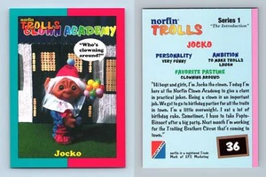 Jocko #36 Norfin Trolls Series 1 Collect-A-Card 1993 Trading Card - Picture 1 of 1