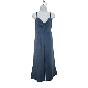Mono Faithfull The Brand 100 % lino Presley nudo azul 6 correas de espagueti DEFECTUOSO - Imagen 1 de 11