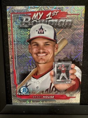 2024 Bowman Chrome My 1st Bowman EXCLUSIVE MOJO SP #M1B-39 Brady House - Image 1 of 2