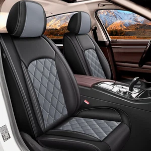 Car 5-Seat Covers Faux Leather Full Set For Mazda Mazda 6 2010-2021 Sedan 4-Door - Picture 1 of 7
