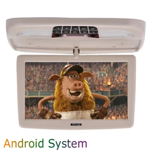 11.6 inch Car Flip Down Overhead Roof Mounted Monitor USB Bluetooth Android Wifi - Picture 1 of 12