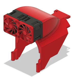 Para Traxxas XRT con Montaje en Motor GPM Montaje en Ventilador con Cubiertas de Ventilador Ventiladores de 40MM - Imagen 1 de 2