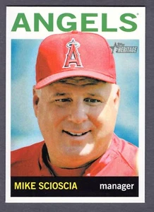2013 TOPPS HERITAGE MIKE SCIOSCIA CARD #383 **NM-MT** ANGELS - Picture 1 of 2