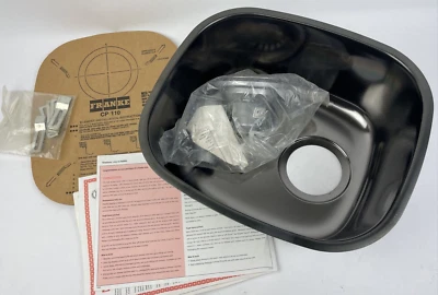OEM FRANKE ELEMENT TITANIUM FINISH SINK KIT Model # CPM110 NOS - Made in CANADA - Image 1 of 4