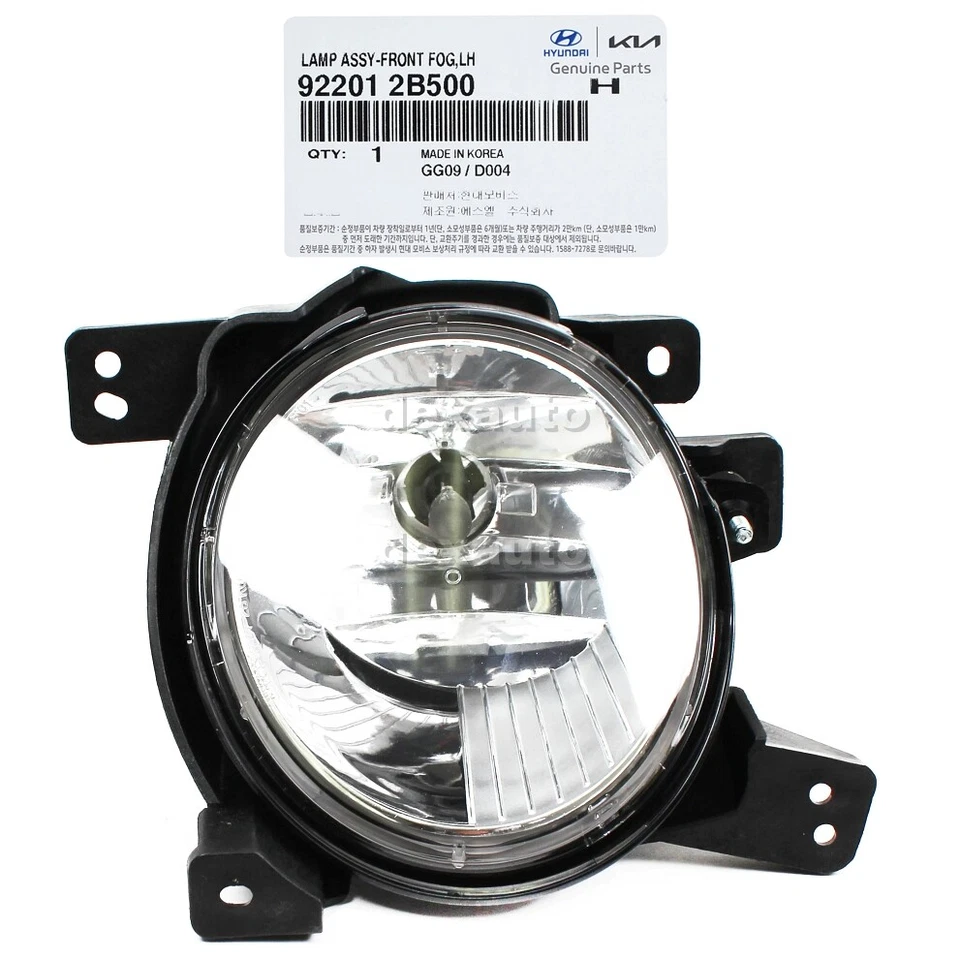 GENUINE Fog Light Lamp Driver LH for 10-12 Hyundai Santa Fe 922012B500 - Изображение 1 из 1