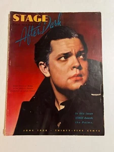 Stage Magazine June 1938 Orson Wells, Lillian Gish, Walt Disney, Bette Davis - Bild 1 von 10