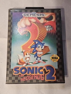 Sega Genesis Sonic the Hedgehog 2 Complete (CIB) Video Game *TESTED AND WORKS* - Image 1 of 3