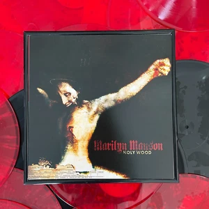 MARILYN MANSON HOLYWOOD - LP OFFICIAL PROMO FLAT POSTER - FRAMED/UNFRAMED - Picture 1 of 4