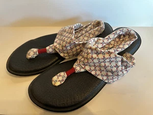 Sanuk Women's Yoga Sling Patriotic Stars Sandals Size 10 - Picture 1 of 4