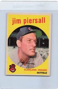 1959 Topps #355 Jim Piersall Indians Sehr guter Zustand * 6479 - Bild 1 von 2