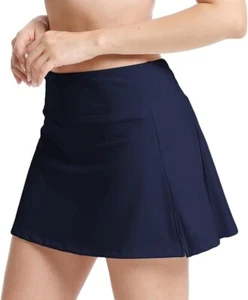 Damen Laufrock, Tennis-Rock  Sportrock  mit Taschen elastischer Tennis Innenhose - Bild 1 von 7