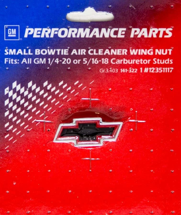 Air Cleaner Center Nut- Small Bowtie PROFORM 141-322 - Image 1 of 1