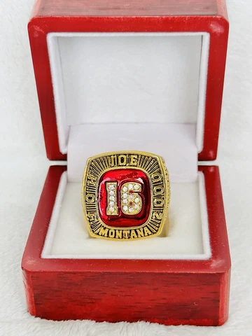 San Francisco 49ers JOE MONTANA Hall Of Fame Ring W Box, USA SHIP Cover