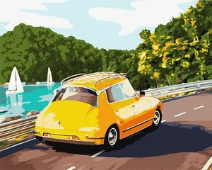 Ideyka Painting by Numbers kit Bright journey KHO2523 - Picture 1 of 3