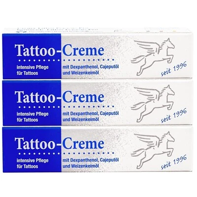 Pegasus Pro Tattoo-Creme 3er-Set, Tägliche Pflege & Aftercare,