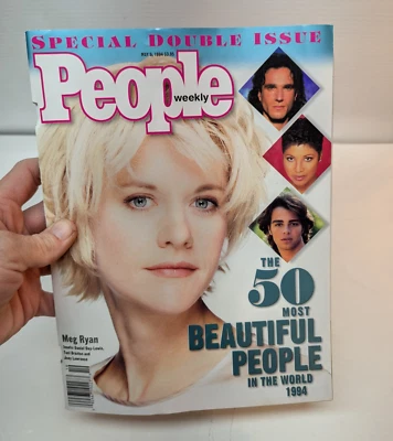 People Weekly Magazine The 50 Most Beautiful People in the World 1994 Meg Ryan Foto 1 de 4