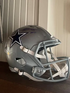 Drew Pearson Full Sized Autographed Helmet - Dallas Cowboys HOF Schwartz COA - Picture 1 of 5