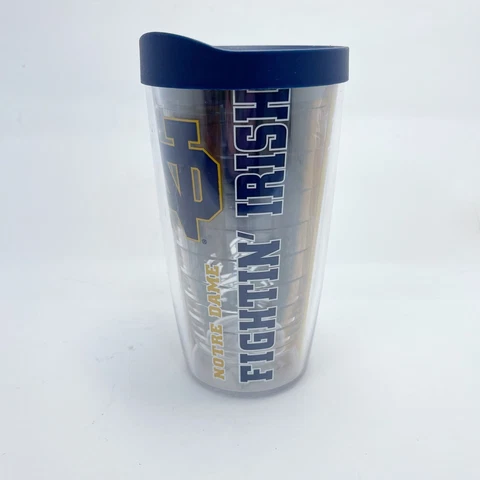 University Of Notre Dame Tervis 16 Oz Insulated Tumbler Fighting Irish Cover