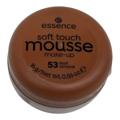 Essence Soft Touch Mousse Makeup, 16g ,Vegan  53 Matt Almond  NEU - Bild 1 von 3