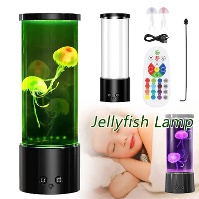 Jellyfish Light Quallen Lampe Mood Lamp USB/Batterie Betrieben 17 Farbwechsel DE - Bild 1 von 4