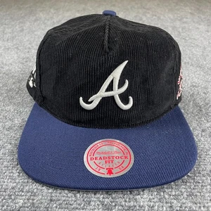 Atlanta Braves Mitchell & Ness DEADSTOCK 2021 World Series Corduroy Hat NWT - Picture 1 of 12